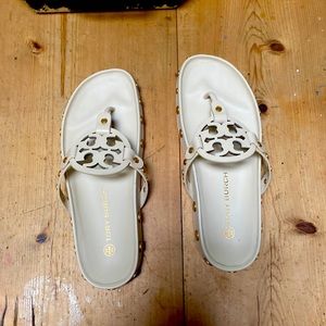 Tory Burch Sandals size 7 1/2. Never worn.